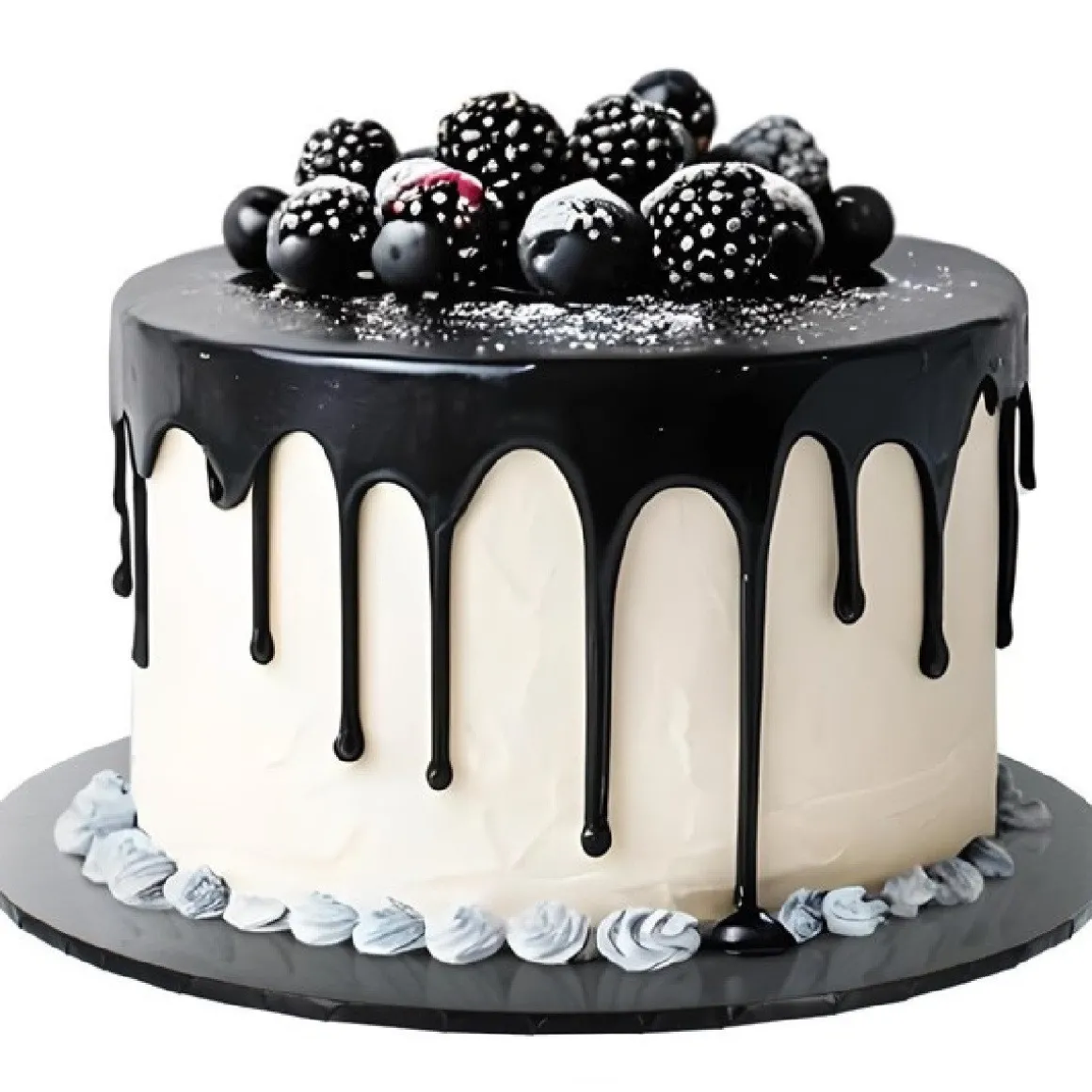 Culpitt Cakeboard Zwart Mat Extra Stevig Ø25cm