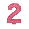 Culpitt Cijferkaars #2 Roze met Glitter