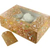 Culpitt Cupcake Doosje 6/12 Gingerbread(tray-venster) 20st.