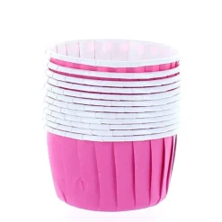 Culpitt Cupcake Vormpjes Donker Roze 50mm 12st.