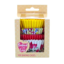 Culpitt Cupcake Vormpjes Bloemen 50mm 100st.