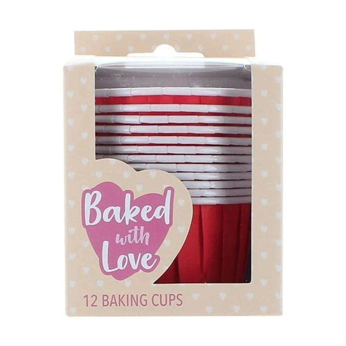 Culpitt Cupcake Vormpjes Rood 50mm 12st.
