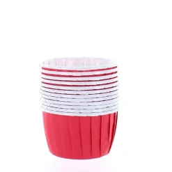 Culpitt Cupcake Vormpjes Rood 50mm 12st.
