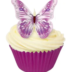 Culpitt Ouwel Vlinders Paars 50x55mm 12st.