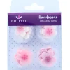 Culpitt Suikerdecoratie Bloemen Roze 12st.