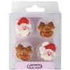Culpitt Suikerdecoratie Santa & Rudolph 12st.