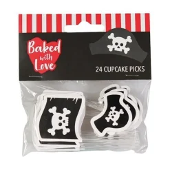 Culpitt Taartdecoratie Prikkers Piraat 80mm 24st.