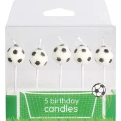 Culpitt Taartkaarsjes Voetbal 5st.