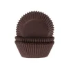 Cupcake Vormpjes HoM Bruin 50x33mm. 500st.