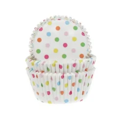 Cupcake Vormpjes HoM Confetti 50x33mm. 50st.