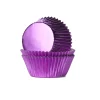 Cupcake Vormpjes HoM Folie Roze 51x38mm. 24st.
