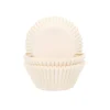 Cupcake Vormpjes HoM Ivoor 50x33mm. 50st.
