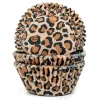 Cupcake Vormpjes HoM Luipaard 50x33mm. 50st.