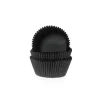 Cupcake Vormpjes HoM MINI Zwart 35x23mm. 60st.