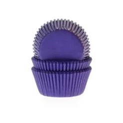 Cupcake Vormpjes HoM Paars 50x33mm. 50st.