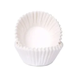 Cupcake Vormpjes HoM Wit Petitfour 25x19mm. 100st.