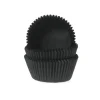 Cupcake Vormpjes HoM Zwart 50x33mm. 50st.