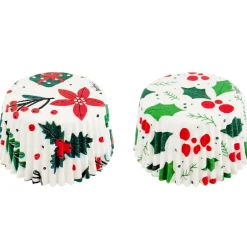 Cupcake Vormpjes Kerst Best Wishes Ø50x32(h)mm 36 stuks