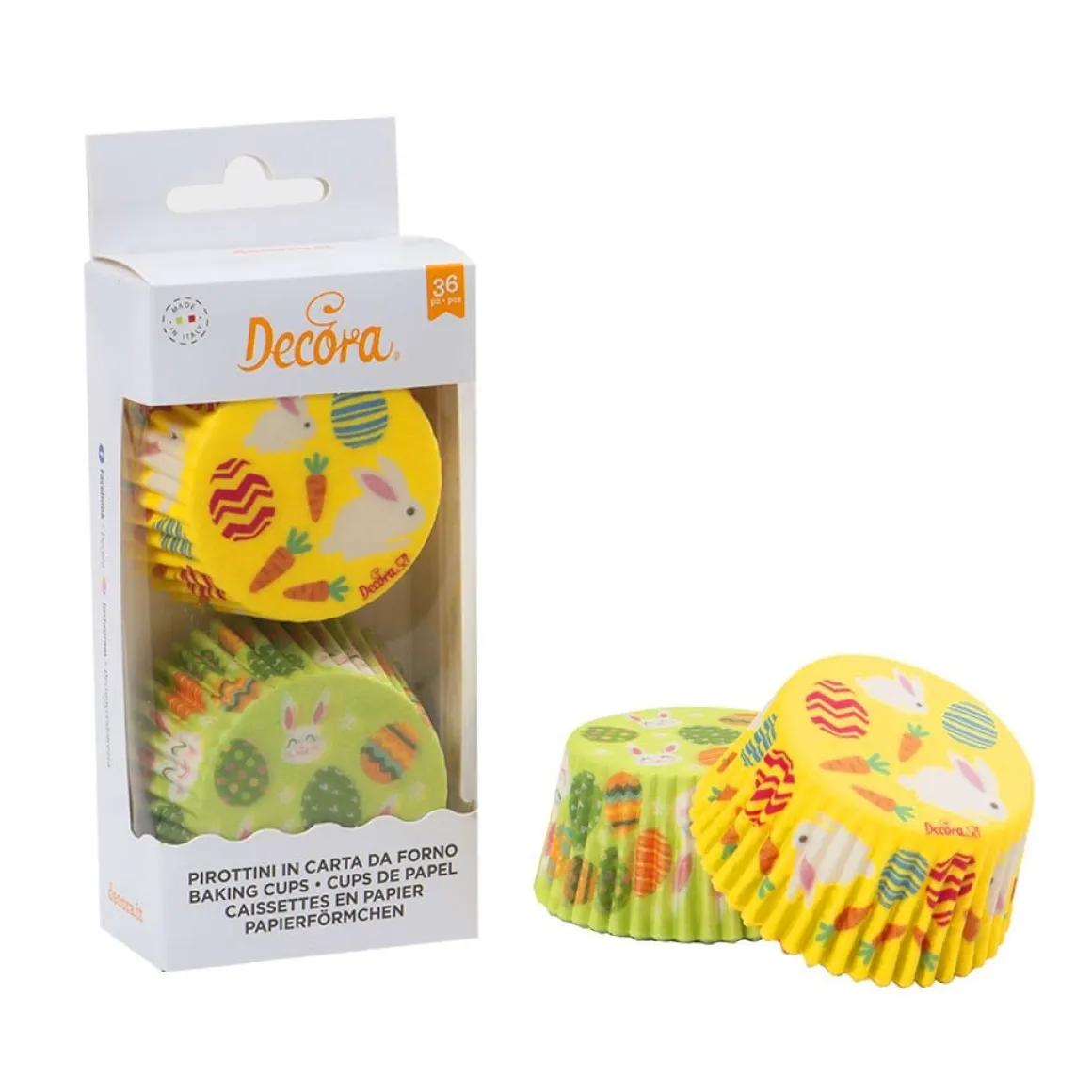 Cupcake Vormpjes Pasen Ø50x32(h)mm 36 stuks