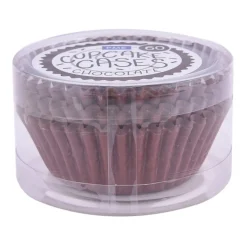 Cupcake Vormpjes PME Chocolade Bruin 60 stuks