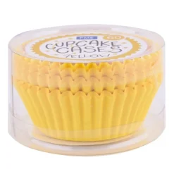 Cupcake Vormpjes PME Geel 60 stuks