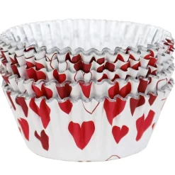 Cupcake Vormpjes PME Hartjes 30 stuks