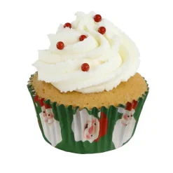 Cupcake Vormpjes PME Kerstman 30 stuks