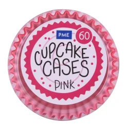 Cupcake Vormpjes PME Roze 60 stuks