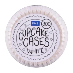 Cupcake Vormpjes PME Wit 300 stuks