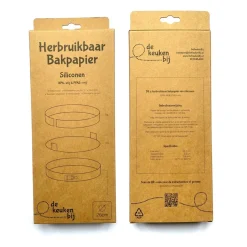 De KeukenBij Herbruikbaar Bakpapier Rond Siliconen Ø26cm