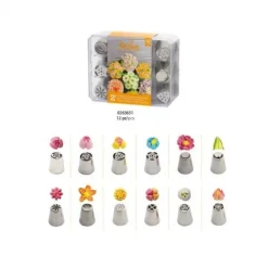 Decora Botercrème Spuitmondjes Set #2 12 stuks