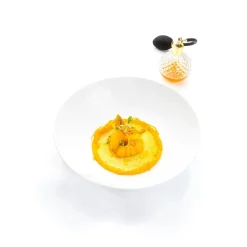 Dobla Chocoladedecoratie Gebogen Blad Geel (144 stuks)