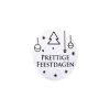 Etiket 'Prettige Feestdagen' 500 stuks