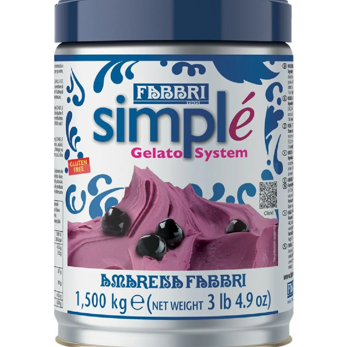Fabbri Simple Amarena Pasta 1,5kg