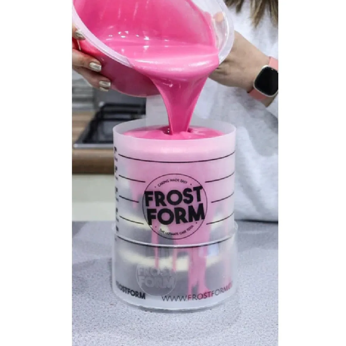 Frost Form Taart Coating Kit Rond 18cm