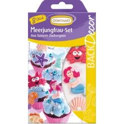 Günthart Suikerdecoratie Zeemeermin 8st.