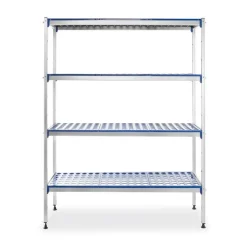 Hendi Aluminium opbergrek 1280x405x(h)1685mm