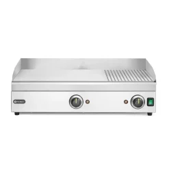 Hendi Bakplaat 1/3 geribbeld 220V/3500W