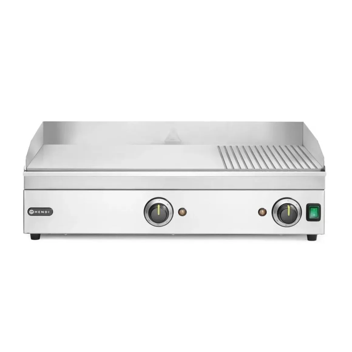 Hendi Bakplaat 1/3 geribbeld 220V/3500W