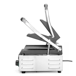 Hendi Contactgrill - dubbele versie Geheel geribd