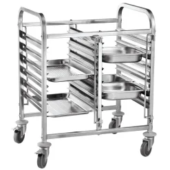 Hendi Dubbele regaalwagen - 12 x GN 1/1 810x610x(H)960mm