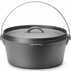 Hendi Gietijzeren Pan met Deksel Ø31cm (7,2L)