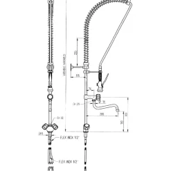 Hendi Kraan met voorspoeldouche