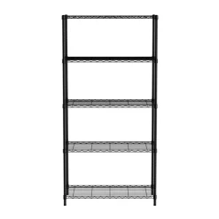 Hendi Opbergrek met 5 schappen Zwart