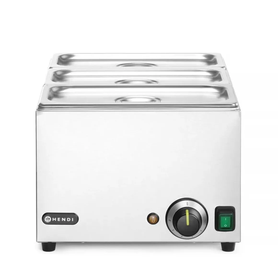 Hendi Set: Bain-marie HENDI RANGER + 3x GN 1/3 en deksel