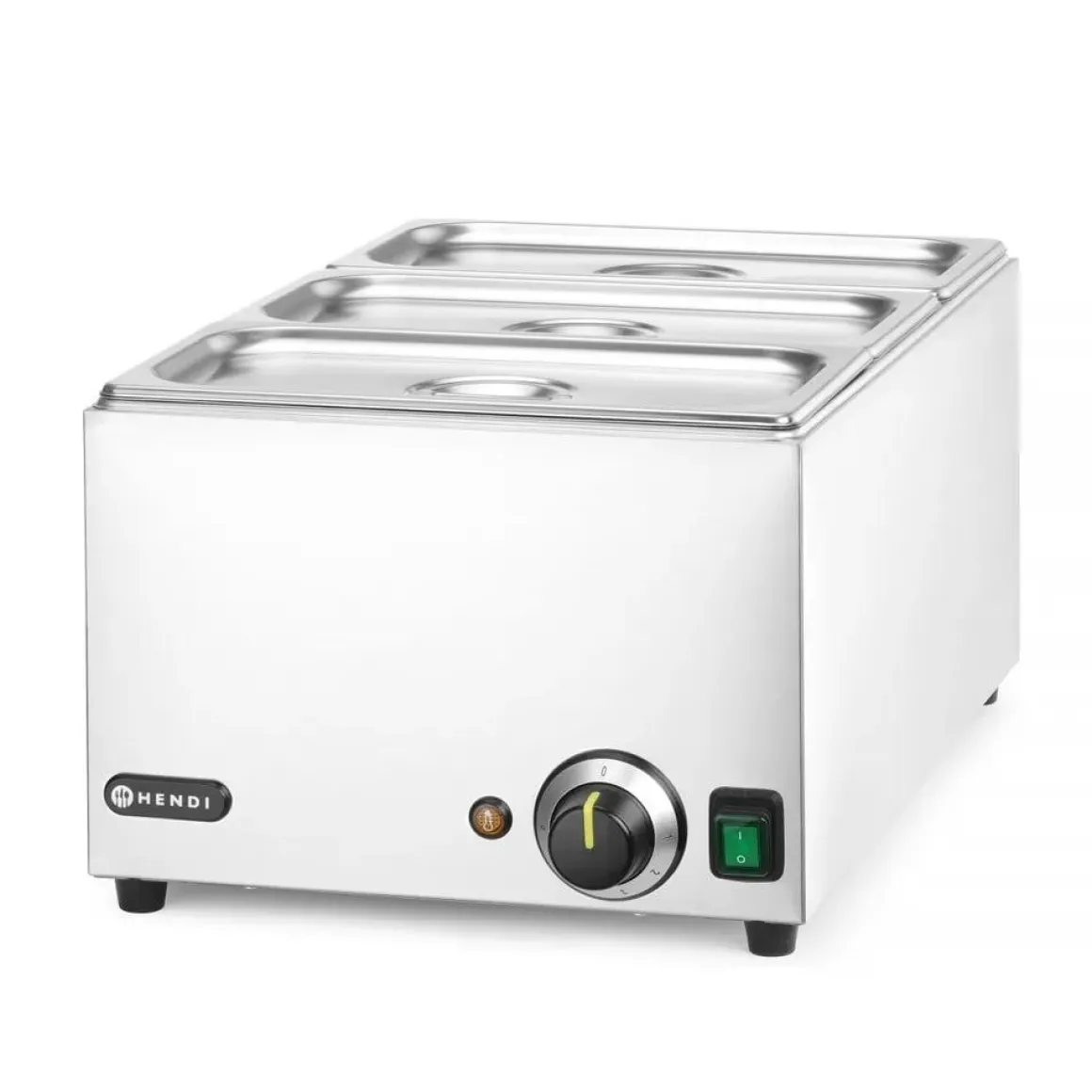 Hendi Set: Bain-marie HENDI RANGER + 3x GN 1/3 en deksel