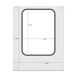 Hendi Traysealer matrix container 187x137 mm