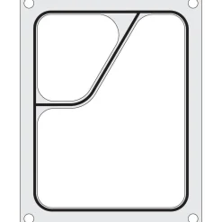 Hendi Traysealer matrix Tweedelige colt container 227x178 mm