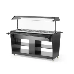 Hendi Warm buffet display incl. 4x GN1/1