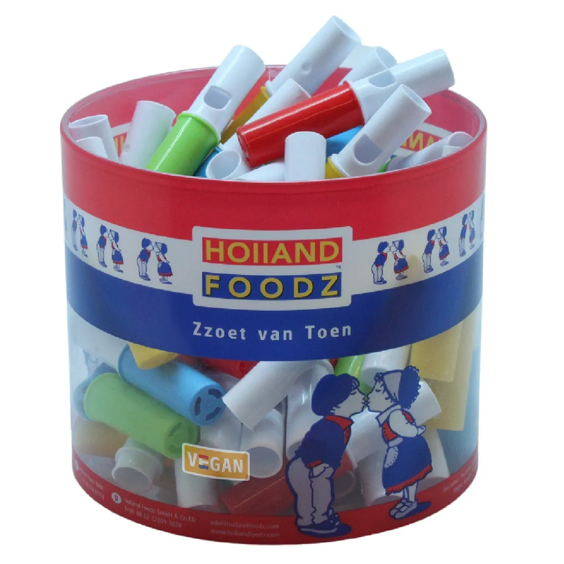 Holland Foodz Snoep Fluitjes 60st